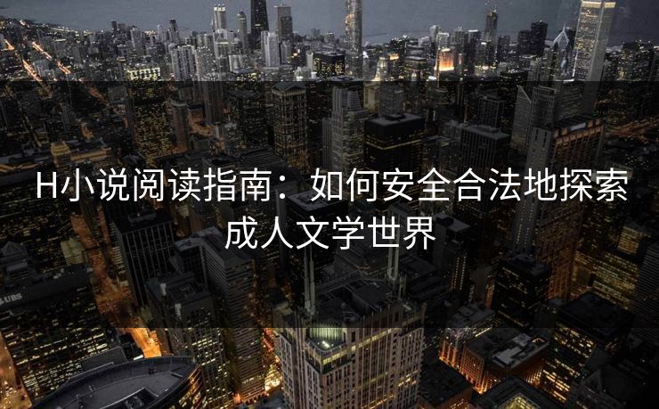 H小说阅读指南：如何安全合法地探索成人文学世界
